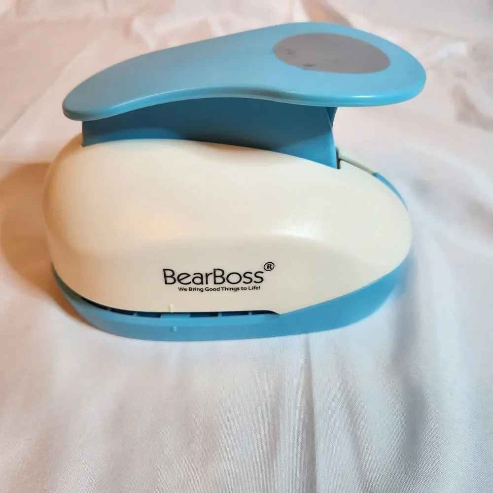 BearBoss 3 Inch Circle Paper Punch Scrapbooking Card Making Craft Tool
